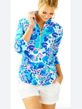 Lilly Pulitzer Skipper Popover, Hit the Spot, small